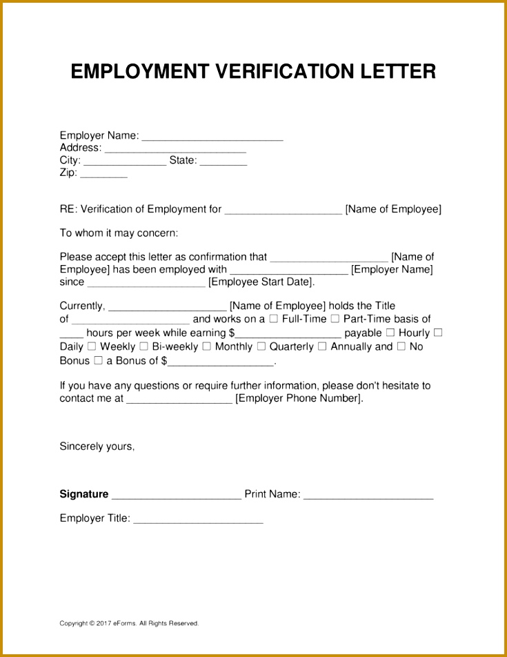 Free Employment In e Verification Letter Template Sample PDF Word 952735