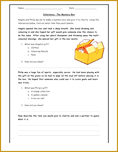 You Make The Call Inferences Worksheet 613474
