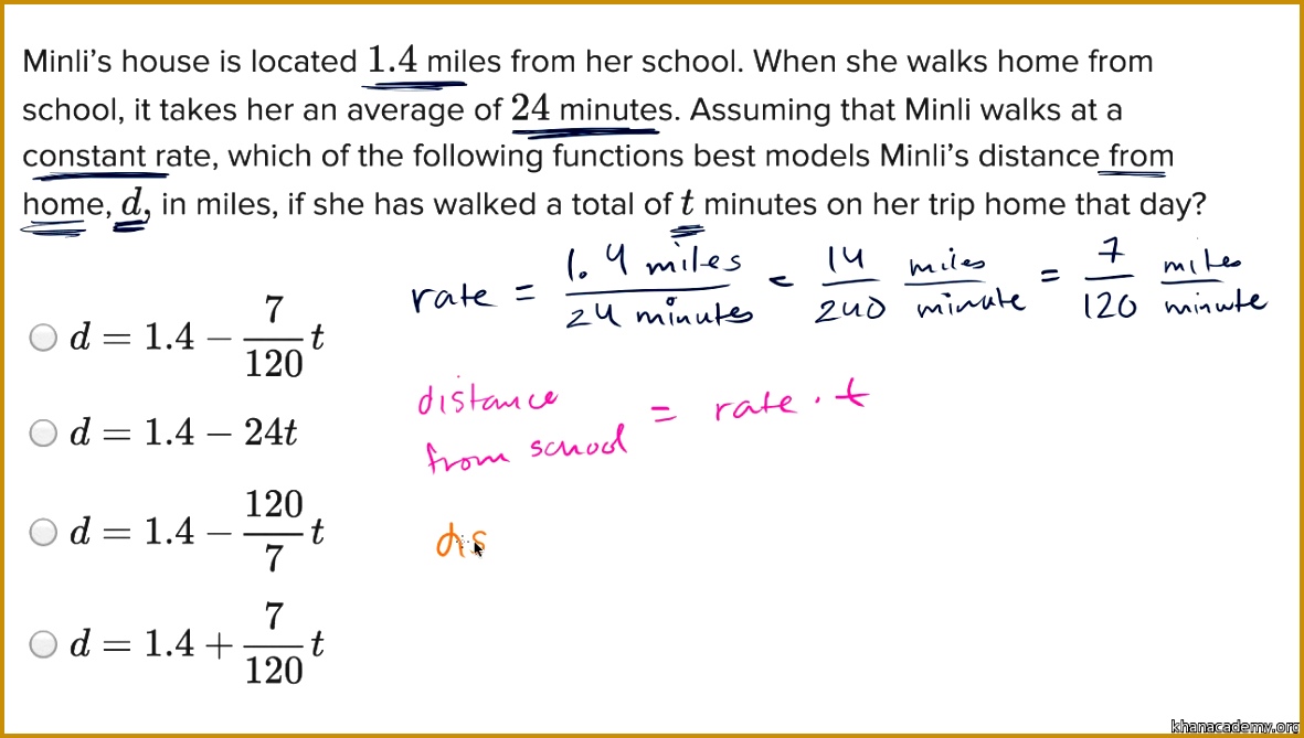 Systems of linear equations word problems — Harder example video 1181669