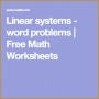 7 Linear Equations Worksheet