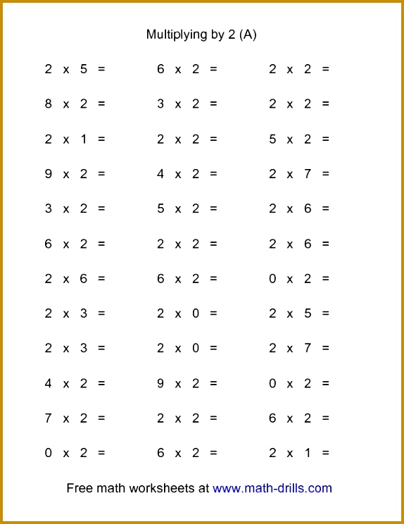 43 best Homeschool Math images on Pinterest vuu4D Multiplication Worksheet 36 Horizontal Multiplication Facts Questions 4 by A 744574