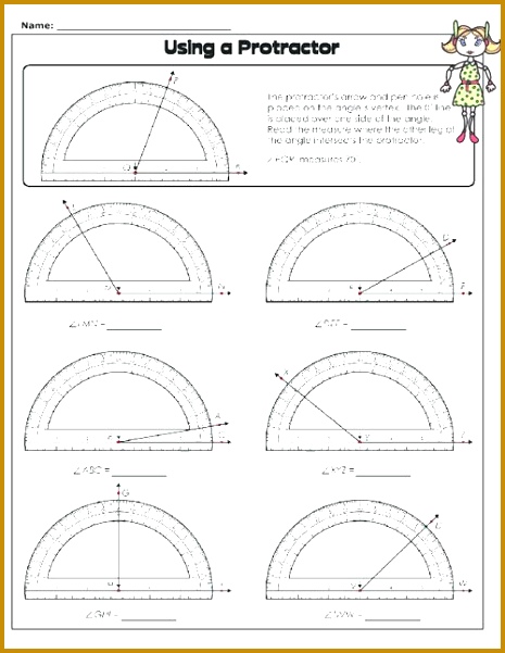 Practice using a protractor like a pro angles freemathpractice freemathworksheets freeprotractor 601465