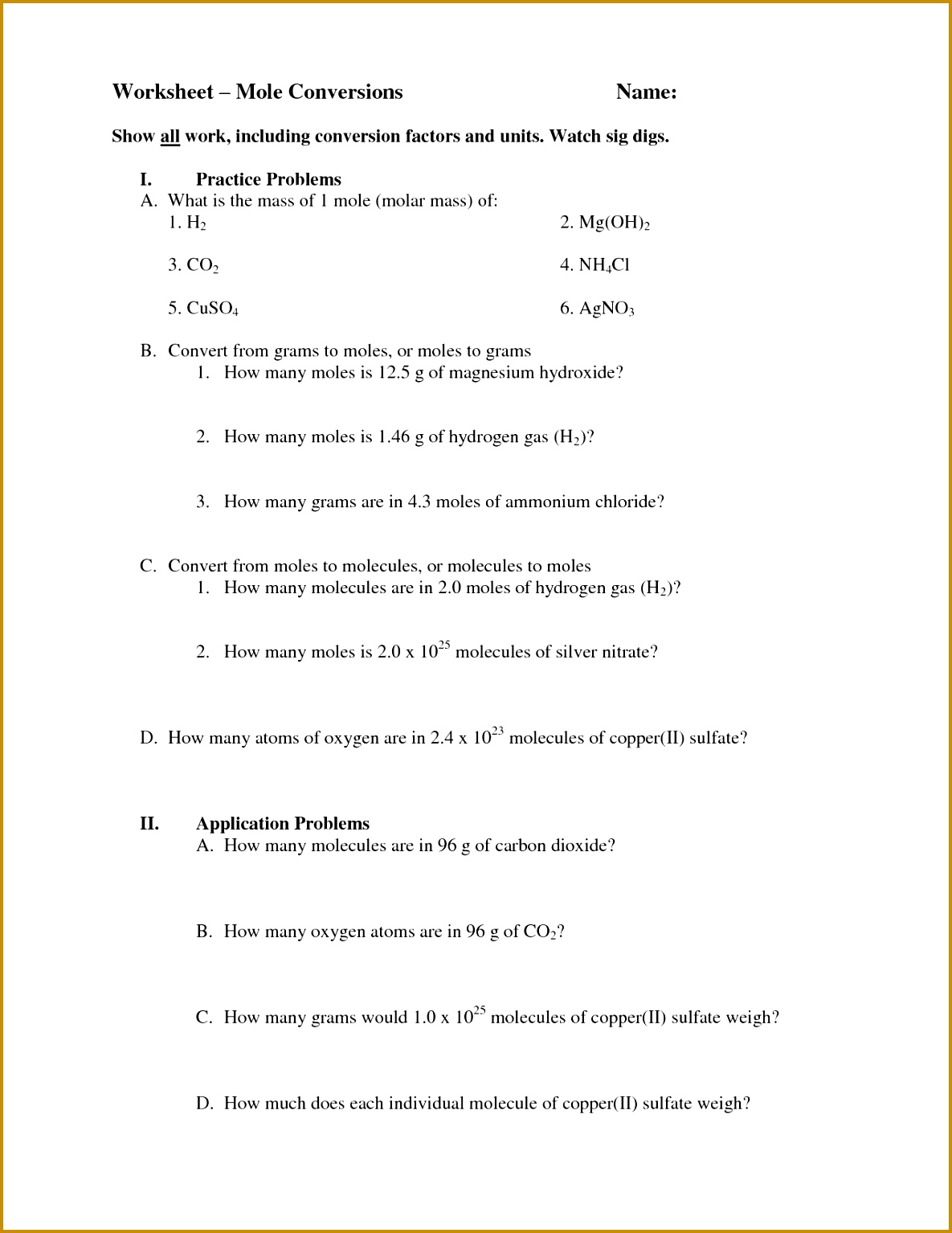5 Mole To Mole Conversion Worksheet FabTemplatez 5 Mole To Mole Conversion Worksheet FabTemplatez