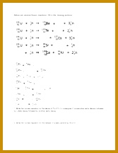 4 pages nuclear reactions worksheet 216167