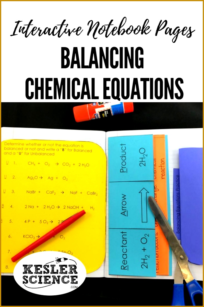 Remember the definitions of reactant and product with this chemical equations foldable Practice balancing chemical equations with this accordion worksheet 1024683