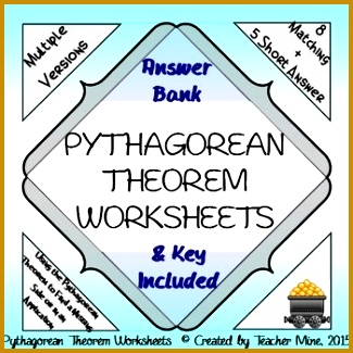 Pythagorean Theorem Worksheets Pythagorean Theorem Worksheets 325325