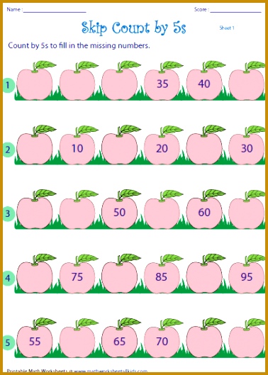 7 Skip Counting by 2 Worksheets | FabTemplatez