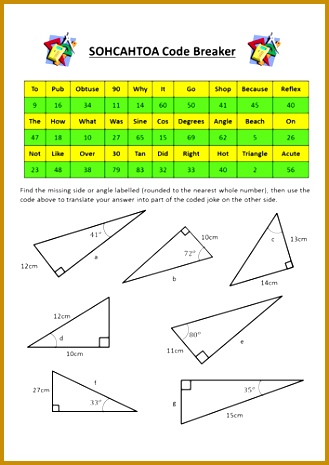 SOHCAHTOA Trigonometry Codebreaker by dannytheref Teaching Resources Tes 329465