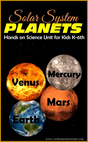 Inner Planets Hands on Science Unit for Kids K 6th Grade Lots of fun 368595