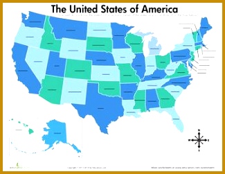 Blank U S Map 251325