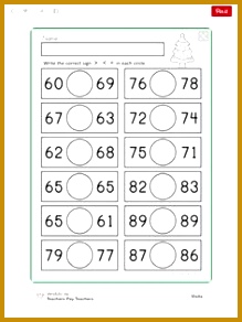 Math & Literacy Worksheets & Activities Christmas pages A page from the unit Greater Than Less Than Equal To Also includes worksheets with Christmas 292219