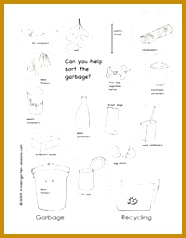 FREE Earth Day Worksheets Reduce Reuse Recycle Free printable Earth Day and Ecology activity pages and worksheets for kids from PrimaryGames 238186