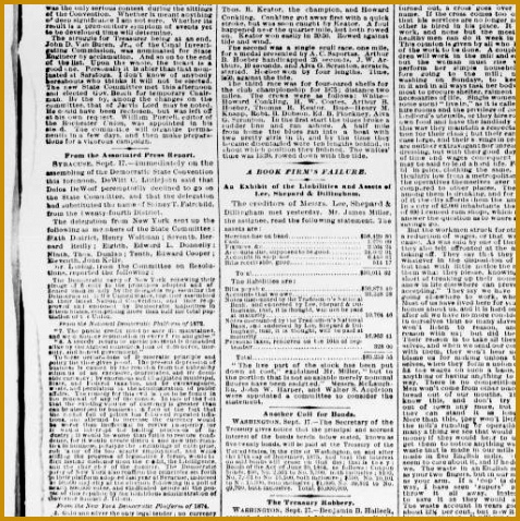 The sun New York [N Y ] 1833 1916 September 18 1875 Image 1 Chronicling America Library of Congress 478477