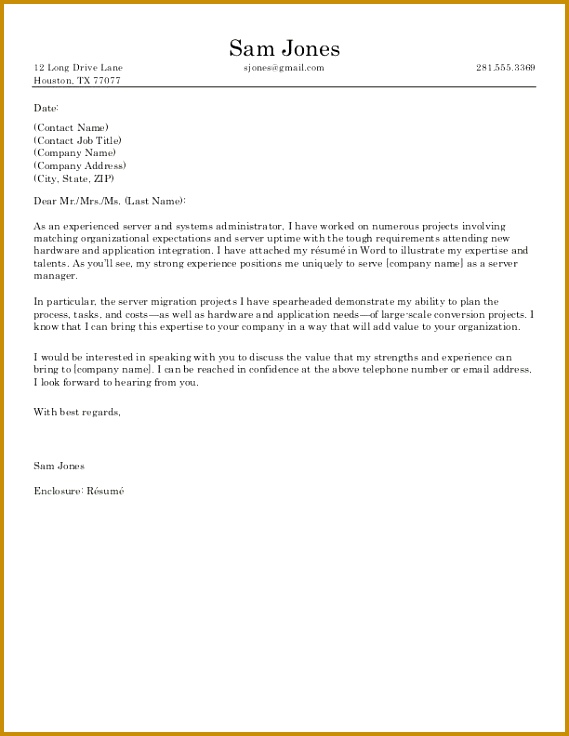 Example Resume Cover Letter Free Download Impressive Cover Letter Sample Alanscrapleftbehind Simple 736569
