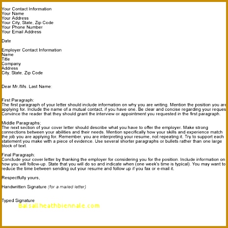 Letter Employment Example Elegant Sample Professional Letter formats 465465