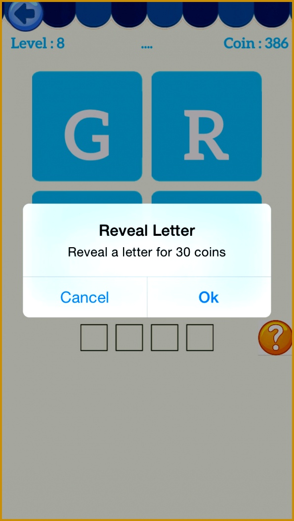 Four Letters Word Words A brain crush search games with friends Screenshot on iOS 1056595