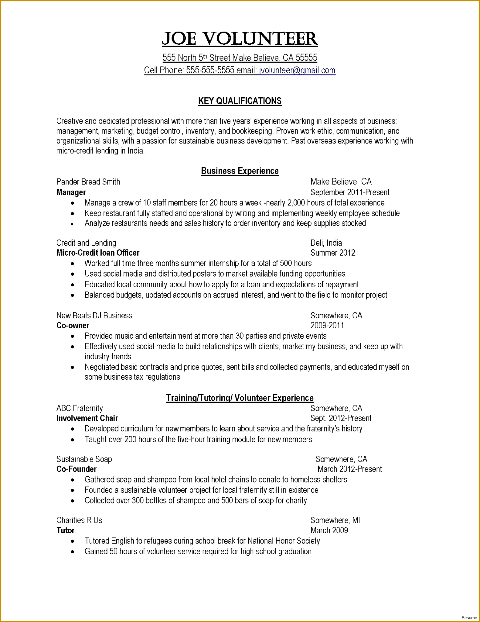 Letter Pdf format · No Work Experience Resume Template Lovely Graphic Resume Templates New Resume Puter Skills Examples Fresh Od 15812046
