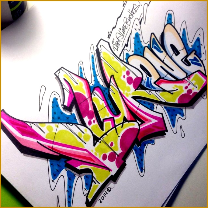 Full color graffiti illustration blur116th Blur116th Art Pinterest 684684