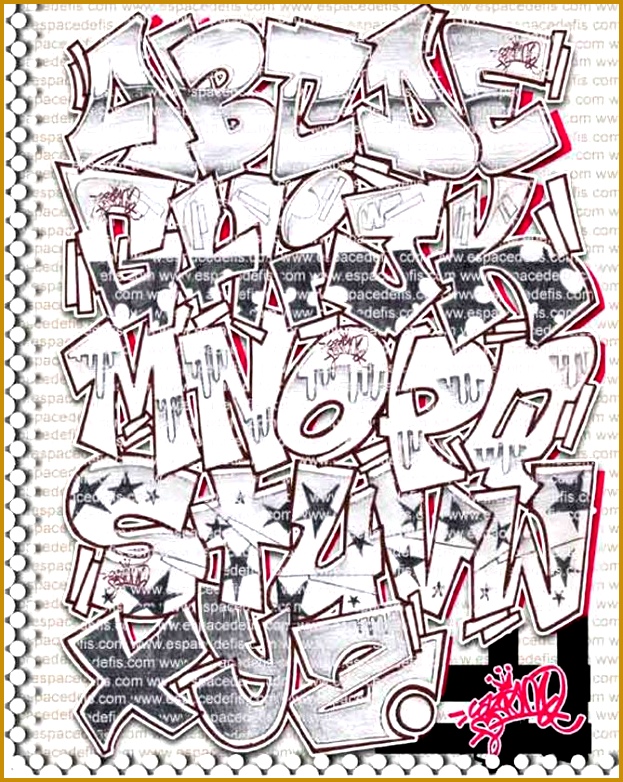 graffiti alphabet letters a through z 782623
