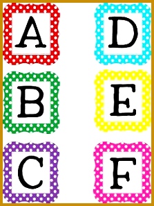 Cute and Free Word Wall Alphabet and Numbers 297223