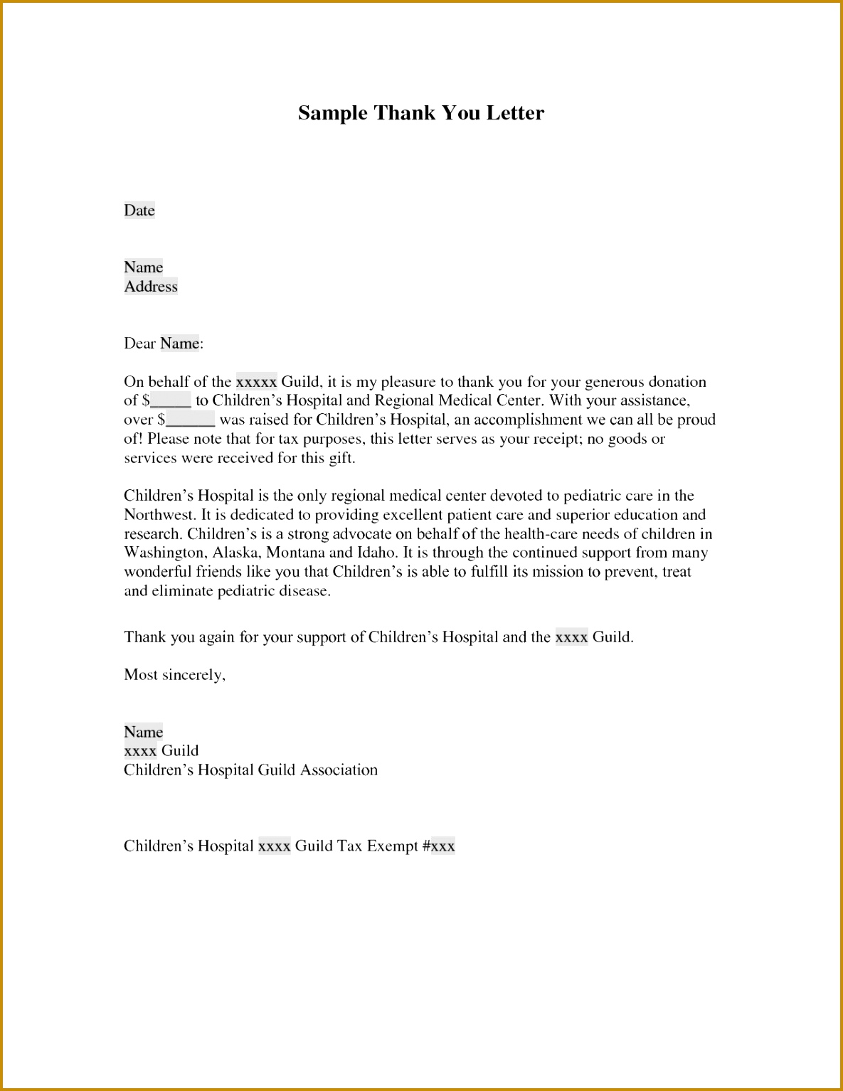 Thank You Letter New Sample Thank You Letter for Donation to School Pdf format 15341185