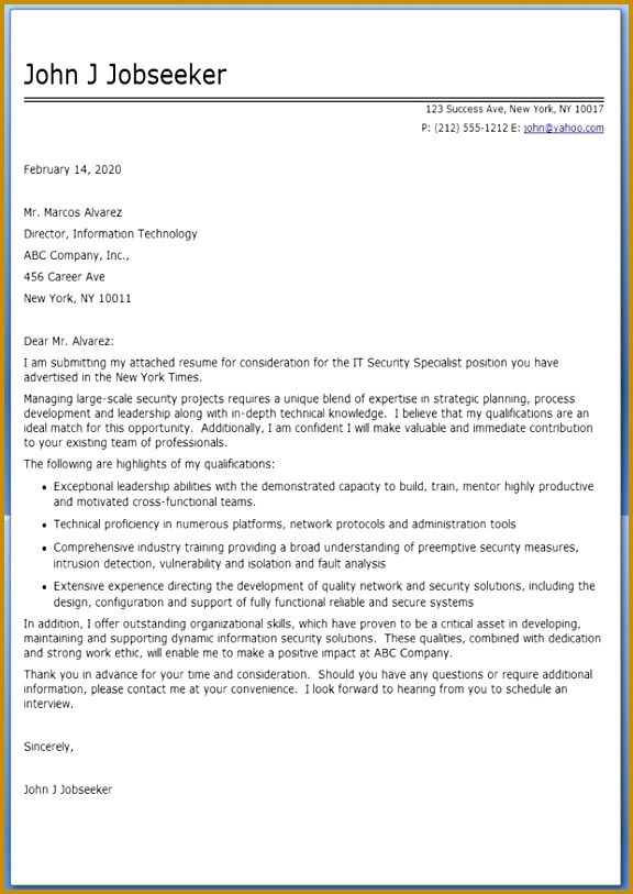 professional cover letters 576813