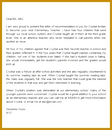 sample letter of re mendation for teacher of the year Sample Letters of Re mendation for a Teacher Examples in 255219