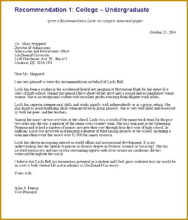 letters of re mendation samples Bing Things I Like 604707