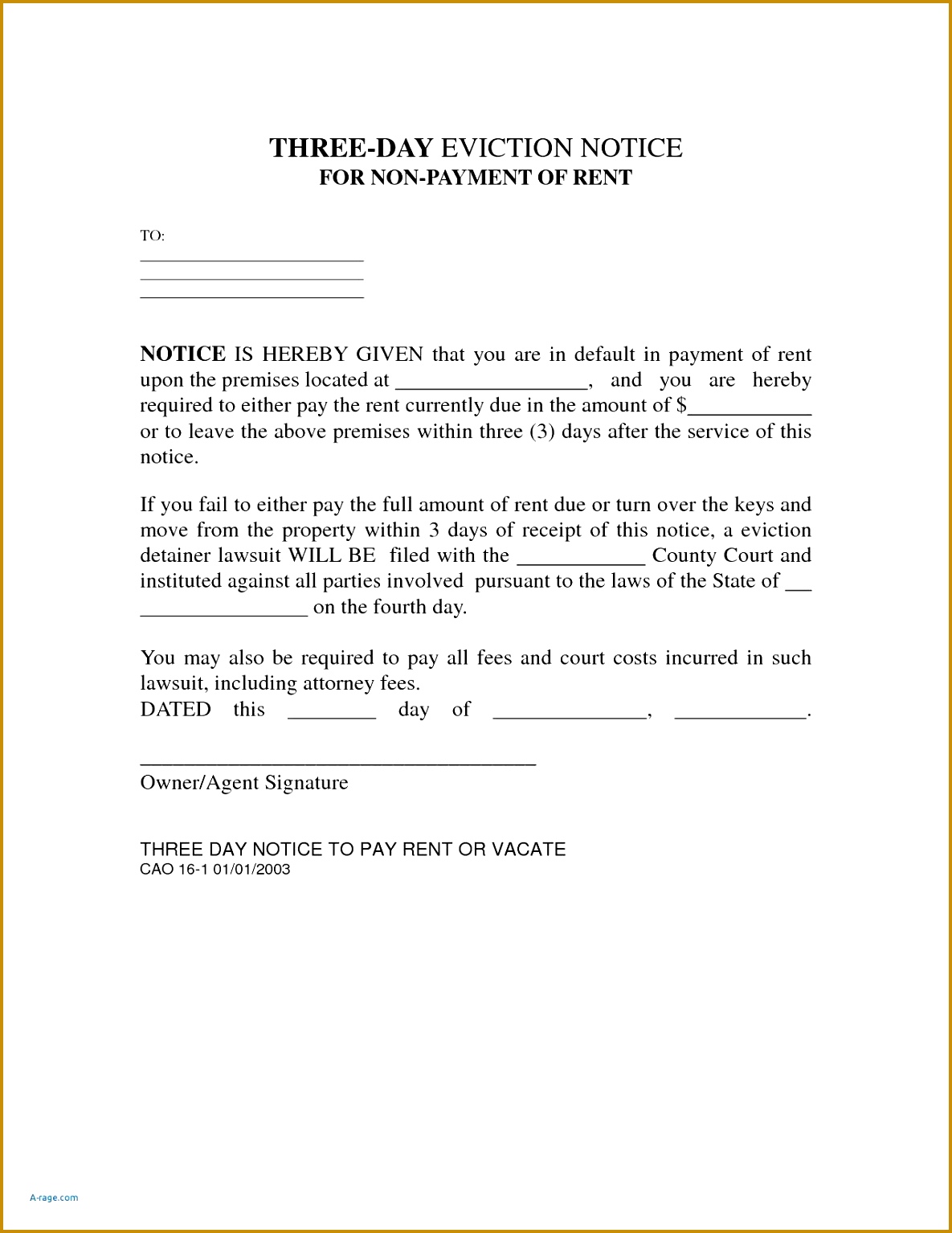 0d Notice Meeting Template Beautiful Free Eviction Notice Template Idealstalist 15341185