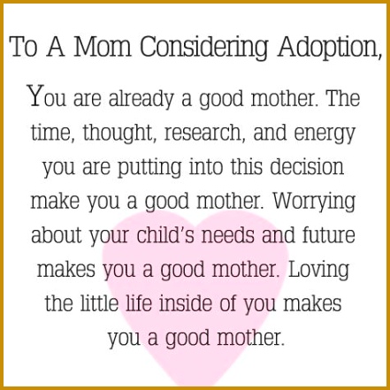 Open Letter To A Mom Considering Adoption 441441