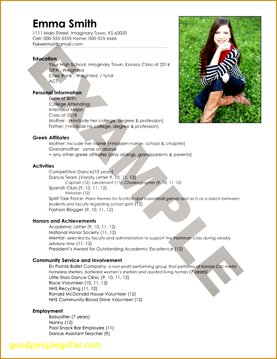 Entry Level Resume sorority Resume 0d 14881149