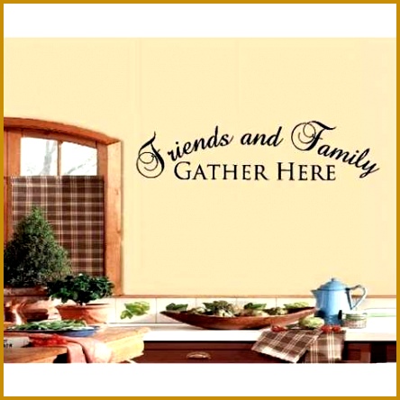 Decals for Walls Letters Fresh Friends and Family Gather Here Wall Decal Letters Sticker Home Decor 444444
