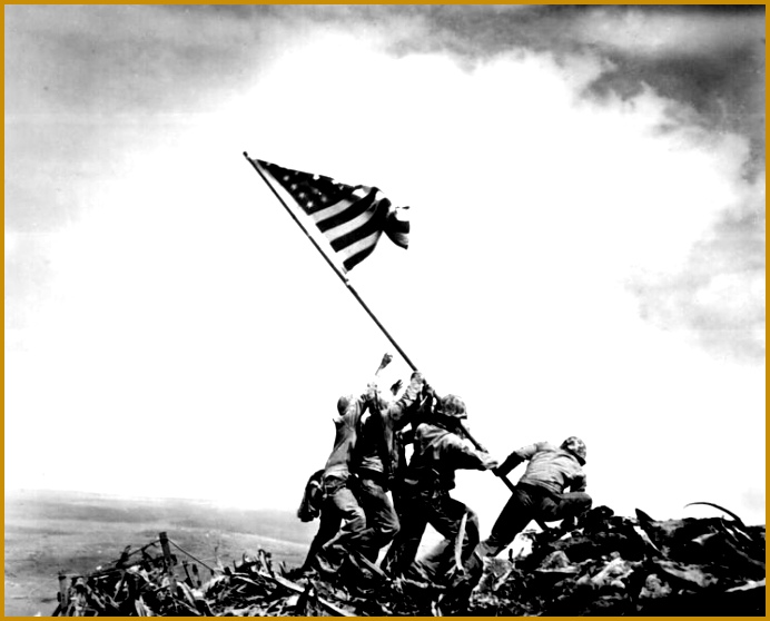Joe Rosenthals photograph from 23 February 1945 is one of the most iconic images ever taken 558692