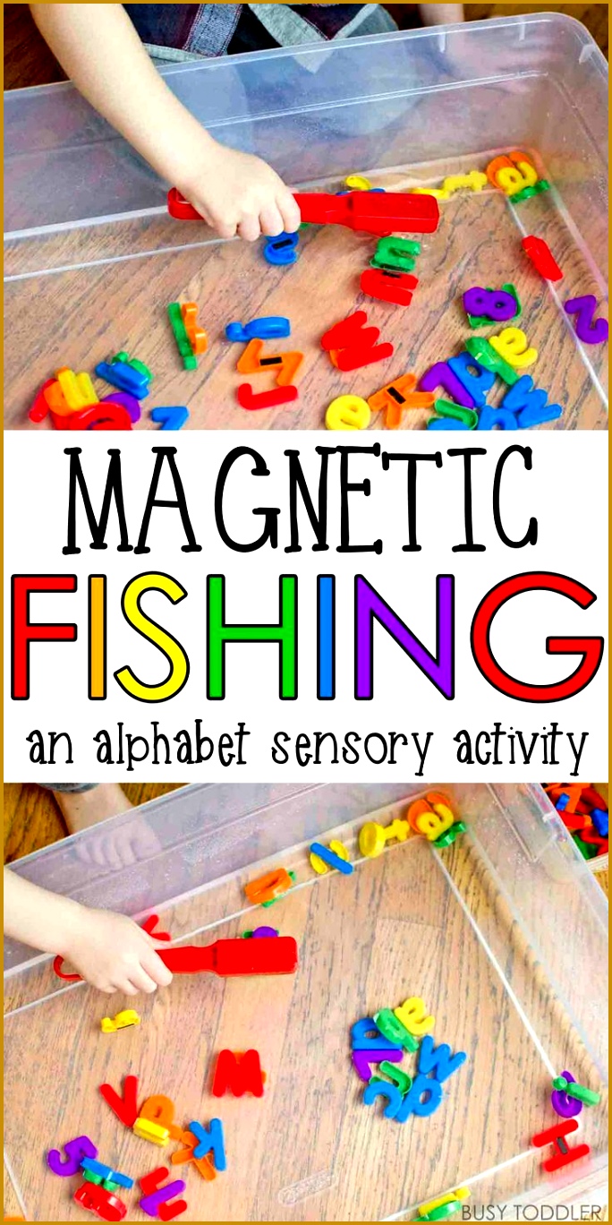 Magnetic Alphabet Fishing a quick and easy toddler activity that s perfect Simple alphabet sensory activity 1368684