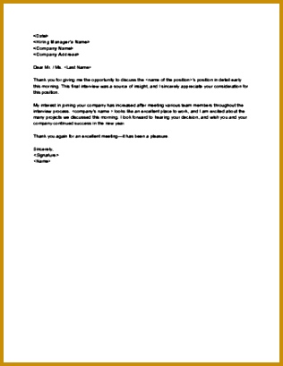 Thank You Letter After Job Interview Examples Lovely How To Write A Business Thank You Note 409316