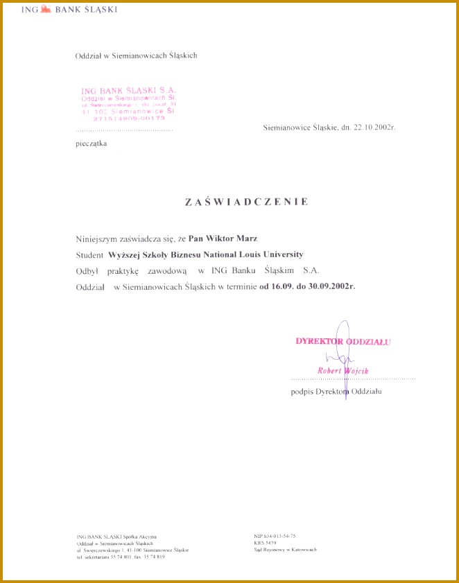 Sample Professional Reference Letter Inspirational Bank Reference Letterre Example Letter for Intern Internship From 841662