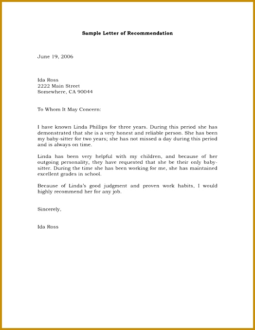 How To Write Confirmation Letter For Job Elegant Job Re Mendation Letter Pertamini 677524