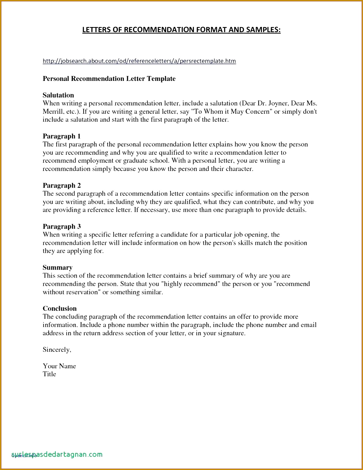 20 Personal Re mendation Letter Template dxsda 20 Personal Re mendation Letter Template 15341185
