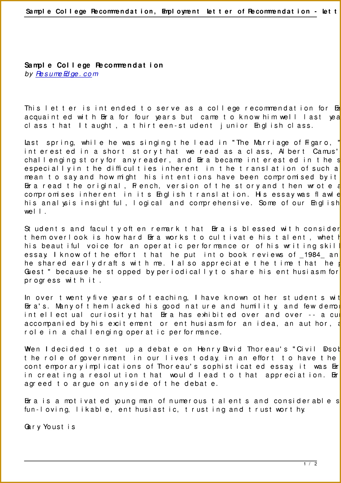college letter re mendation template magnificent writing for studentwriting business sample 16311153