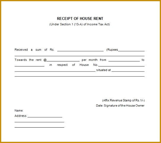 Receipt Template Car Rental Related Post 482544