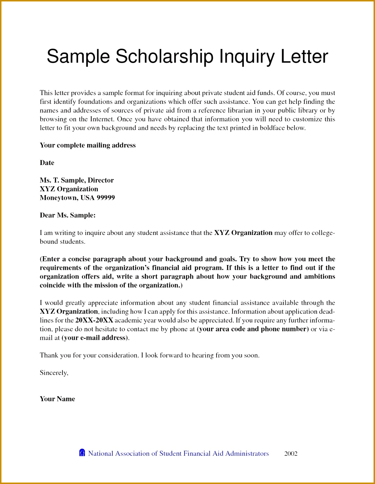 Letter Re mendation for College Scholarship Pdf format 15431195