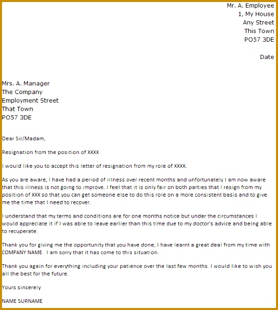 Resignation Letter How To Do A Letter Resignation Ideas Sample 610546