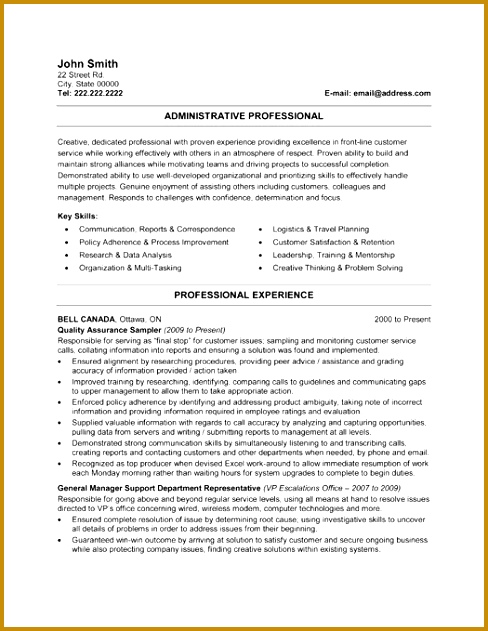Here to Download this Administrative Professional Resume Template 631488