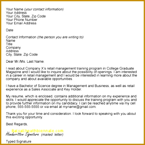 Letter Employment Example Best Sample Professional Letter formats 465465