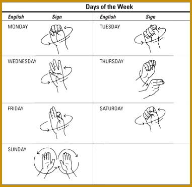 Months of the year sign language 381372