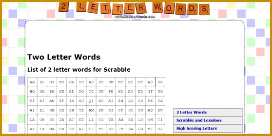 Words With Friends 2 Letter Words 279558