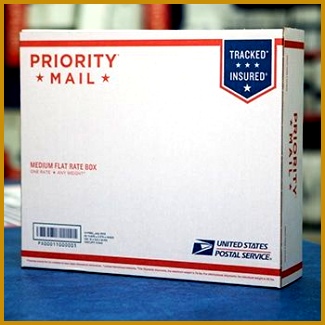 Priority Mail Shoe Box 7 1 2" x 5 1 8" x 14 3 8" Use this Box with Paid Postage NOT FLAT RATE $ This will be cheaper if your item weighs less … 325325