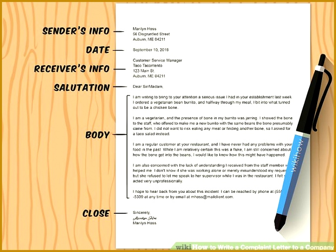 Image titled Write a plaint Letter to a pany Step 10 677507
