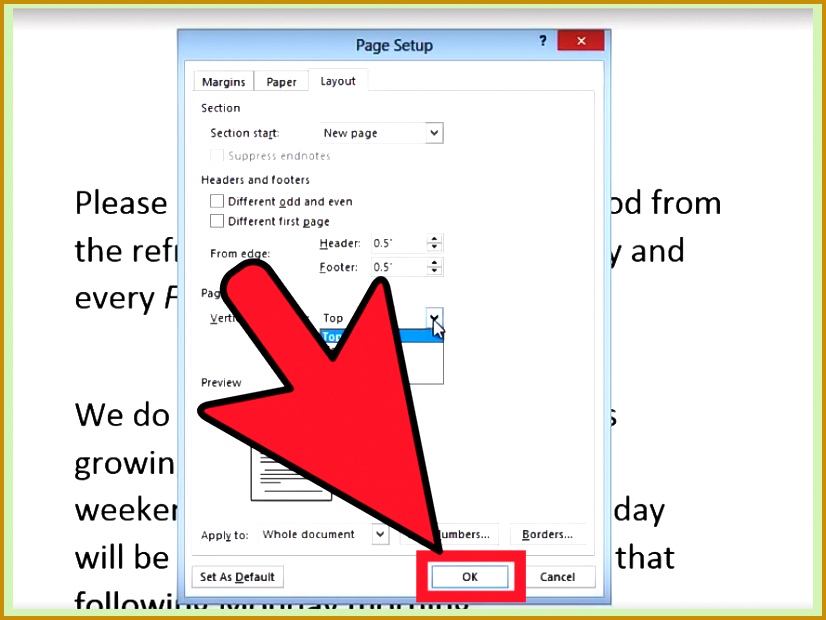 Center Text in Microsoft Word Step 10 620826