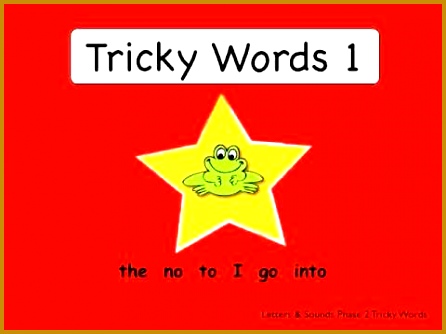Tricky Words 1 from Smart Frog 334446